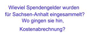 Wo findet sich eine genaue Kostenabrechnung?